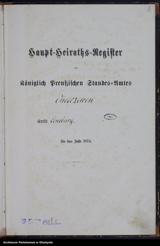 image.from.unit.number "Haupt-Heiraths-Register Nr 1"