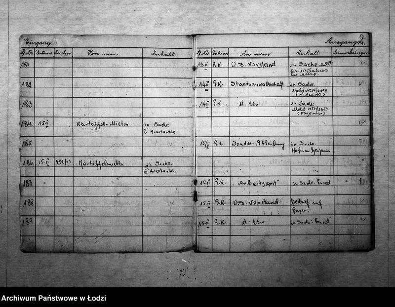 Obraz 6 z jednostki "[Dziennik korespondencji przychodzącej i wychodzącej IV rewiru]"