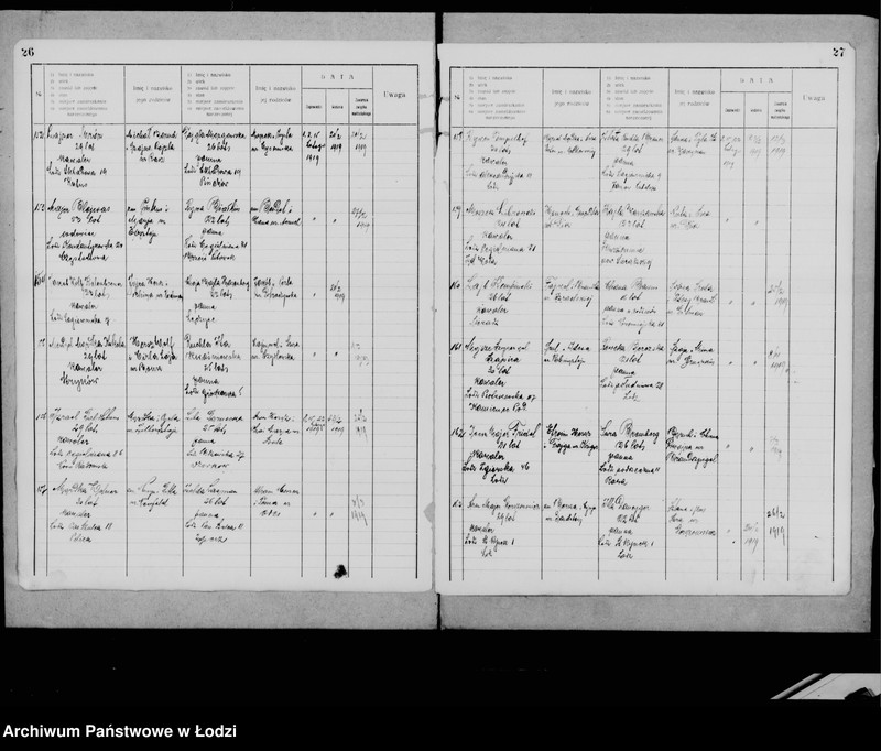 Obraz 17 z jednostki "Ksiega ślubów"