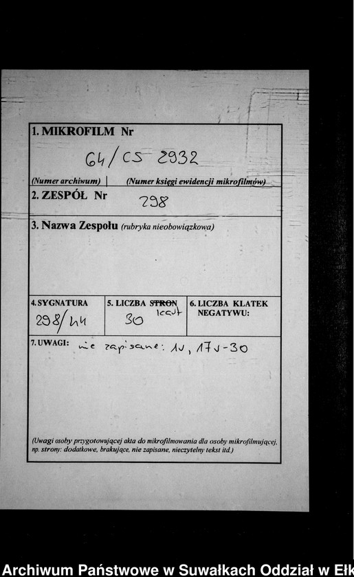 image.from.unit.number "Geburts-Neben-Register des Preussischen Standes-Amtes Kehlen Kreis Angerburg"