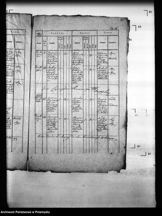 Obraz 14 z jednostki "[Kopie ksiąg metrykalnych parafii Rozdżałów z filią Korczyn (dekanat Tartaków)]"