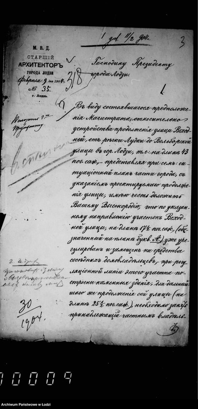 image.from.unit.number "Ob ustrojstve ul. Wschodnej ot r[eki] Ludki do Vol´borskoj"