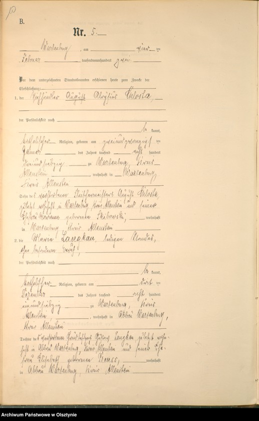 image.from.unit.number "Heiraths-Haupt-Register Nr 1 - 42"