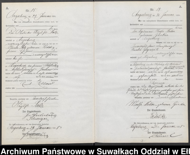 image.from.unit.number "Geburts-Neben-Register des Preussischen Standes-Amtes Angerburg Kreis Angerburg"