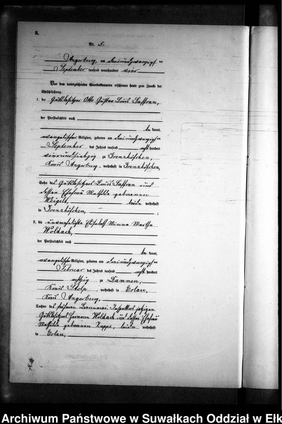 image.from.unit.number "Heirats-Neben-Register des Preussischen Standes-Amtes Kehlen Kreis Angerburg"