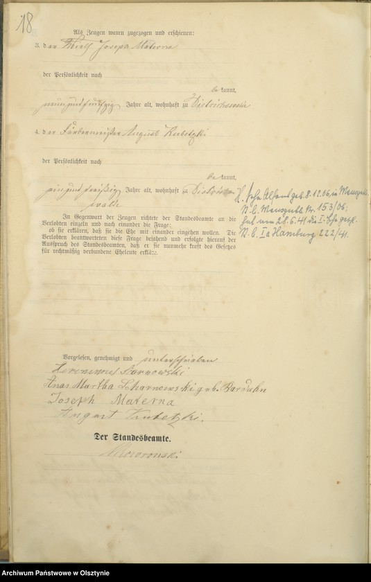 image.from.unit.number "Heiraths-Haupt-Register Nr 1 - 16"