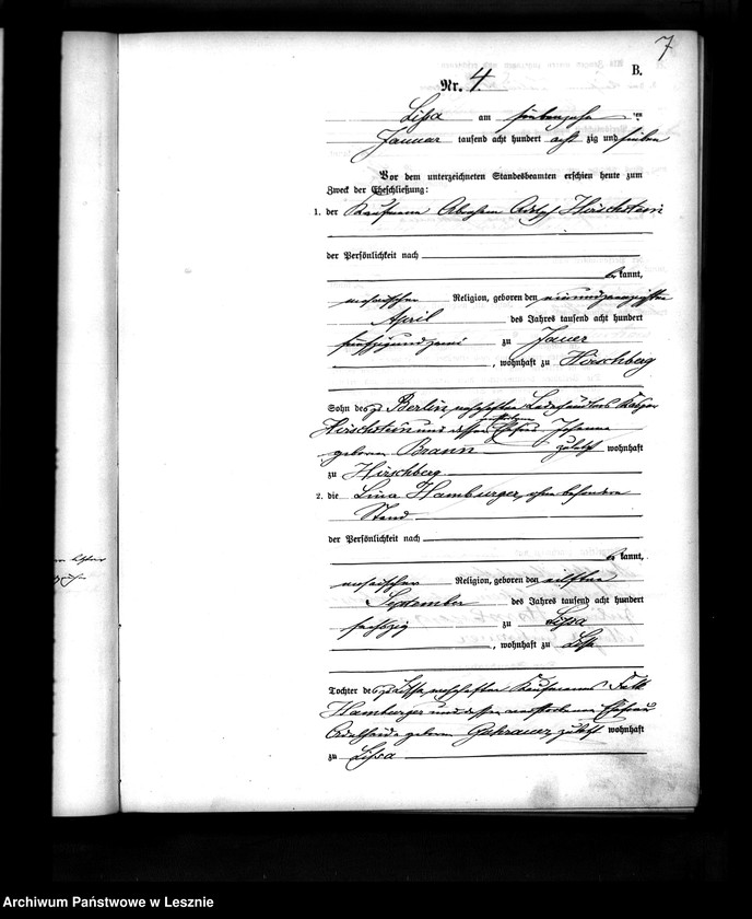 Obraz 10 z jednostki "[Księga małżeństw]"