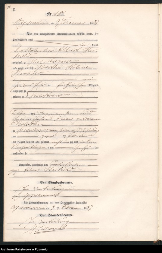 Obraz 13 z jednostki "Księga zgonów"