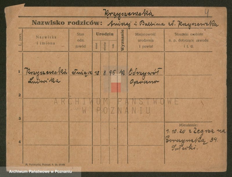 Obraz 4 z jednostki "Krzyszczyński - Krzyżaniak"