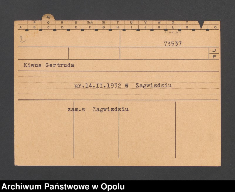 Obraz 4 z jednostki "[Plosch Marianne, ur. 10.08.1857 Suchau]"