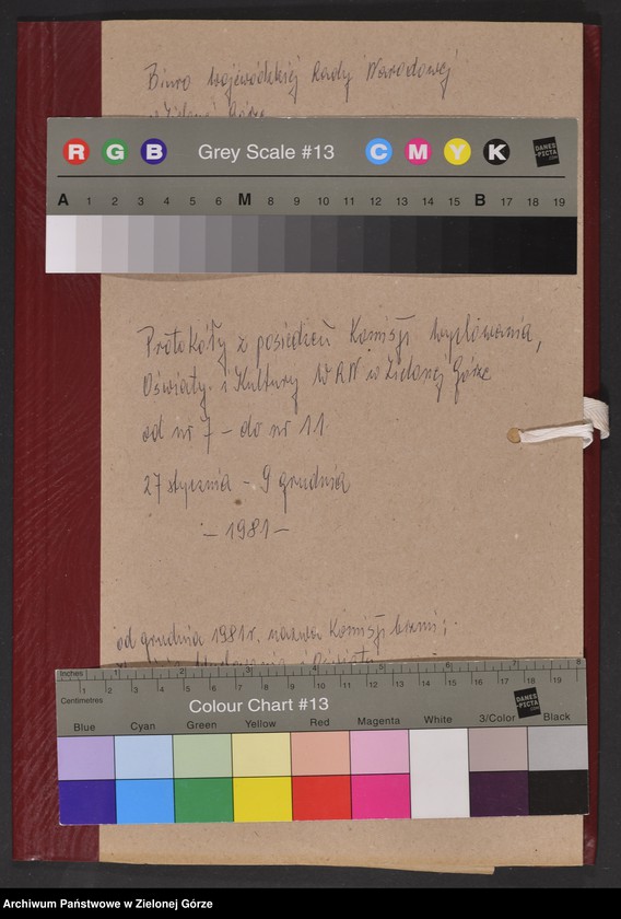 image.from.unit.number "Protokóły z posiedzeń Komisji Wychowania, Oświaty i Kultury Wojewódzkiej Rady Narodowej w Zielonej Górze; Nr 7 - 11"