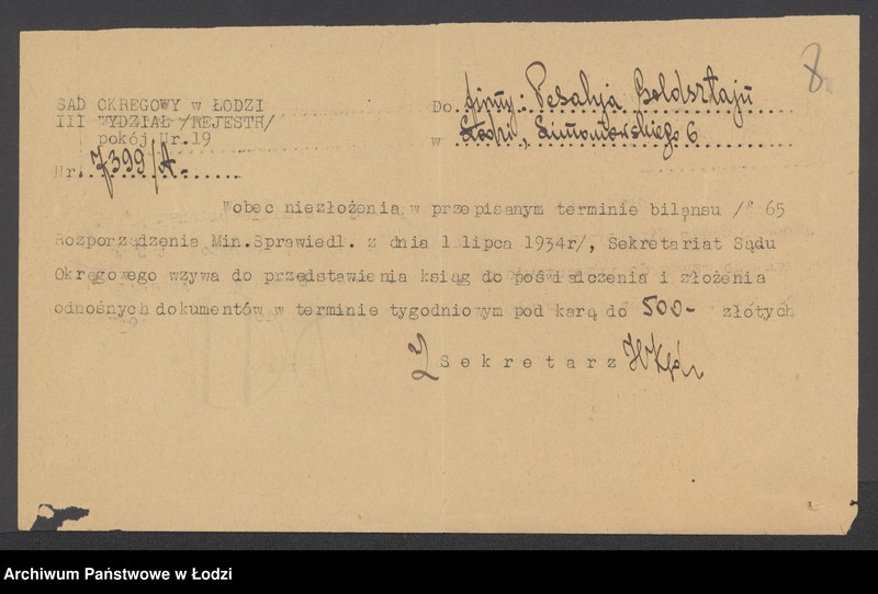 Obraz 10 z jednostki "Pesachja Goldsztajn- sprzedaż mięsa"