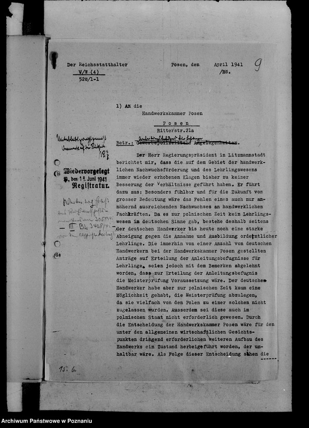 Obraz 13 z jednostki "Handwerks- und Handelsausübung"