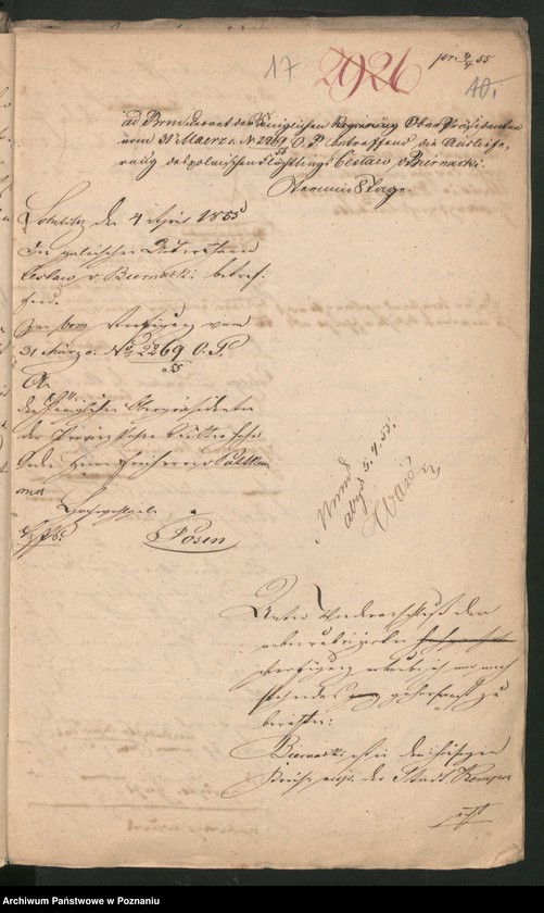 Obraz 20 z jednostki "A. betr. den polnischen Überläufer Franz Betka aus Trzcinica und Czeslaus von Biernacki aus Małkow"