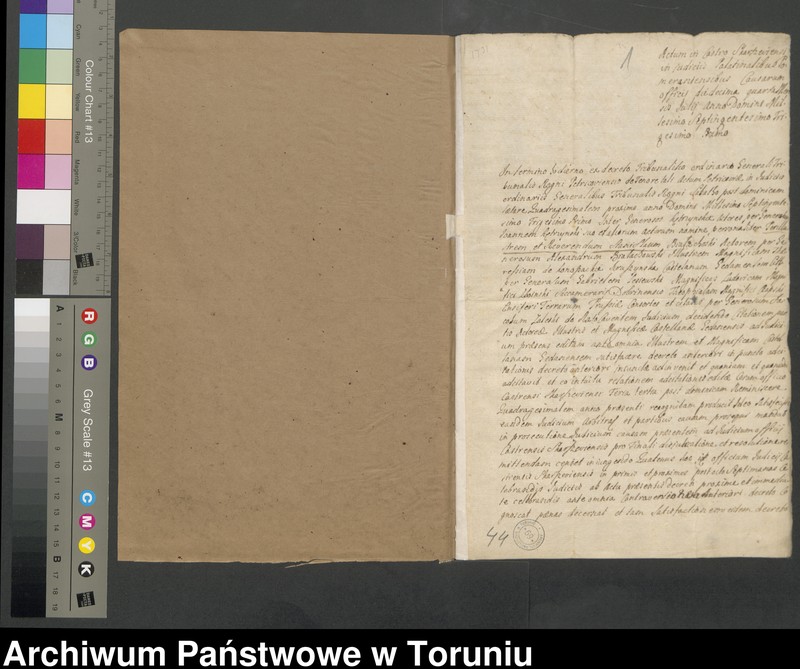 image.from.unit.number "Teresa z Konopackich Kruszyńska, kasztelanowa gdańska-akta procesowe przeciw księdzu Stanisławowi Białochoskiemu (Białochowski), kanonikowi kijowskiemu"