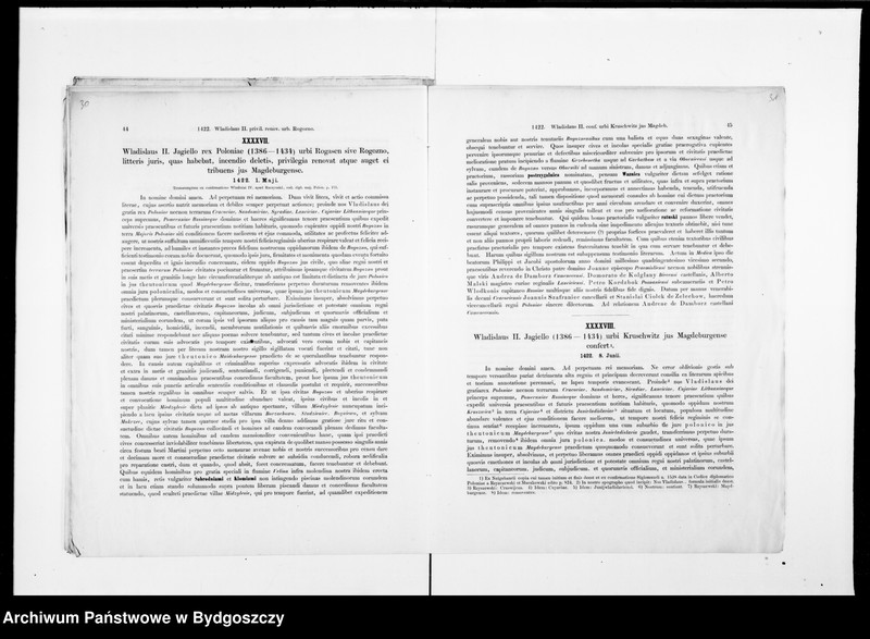 image.from.unit.number "Lateinische Urkunden Posener Städte. Hersg. von Heinrich Wuttke [1310-1425] - Memoriam Friderici Augusti Guilebmi Spotonii professoris olim lipsiensis Oratione de Gordianis Imperatoribus Romanis ab Aemilio Müllero pf. dr A.L.M habende die XXI M. Januarii A. 1861 ... Heinrich Wuttkie Specimen II Codicis Diplomatici Urbium Magni Ducatus Posnaniensie"