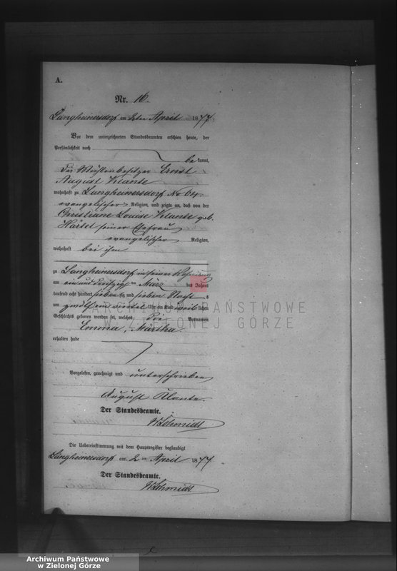 Obraz 19 z jednostki "Geburts-Neben-Register"