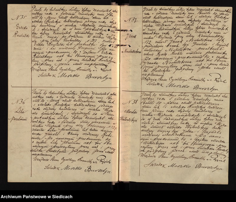 image.from.unit.number "Księga aktów zgonów wyznania mojżeszowego "