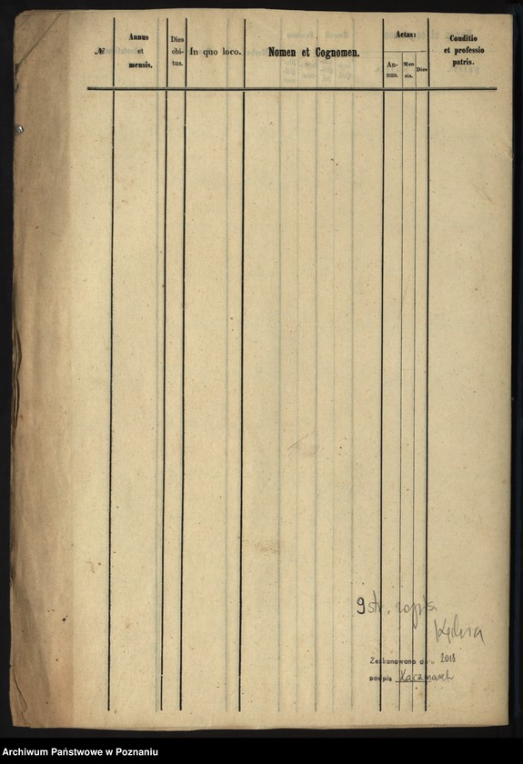 Obraz 8 z jednostki "Duplikat zmarłych"