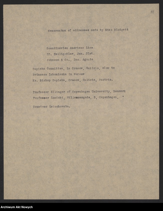 image.from.unit.number "Unit No. 7, The Comforts Committee of the Navy League and Clothing Committee of the Polish Victims Relief Fund Associated. Lista członków. Zarys działalności. Korespondencja"