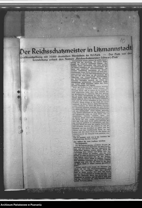 Obraz 14 z jednostki "Besichtigungsreise des Reichsschatzmeisters Schwarz vom 1. 6. - 6. 6. 1942"