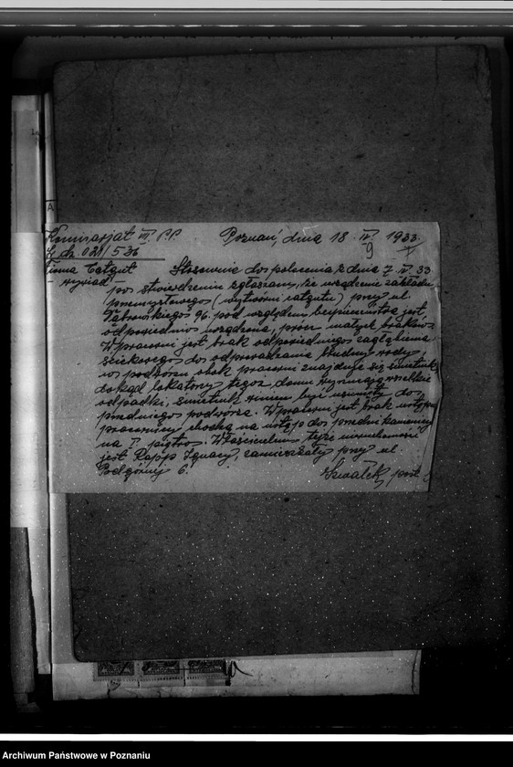 Obraz 13 z jednostki ""Meducofil" wytwórnia catgutu Firma F. Bykowskiego Poznań /zatwierdzenie zakładu/"