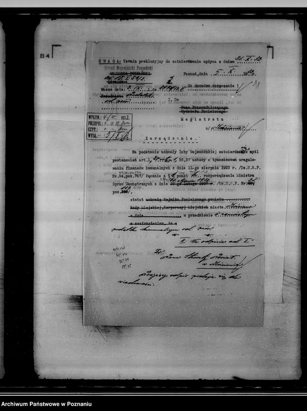 Obraz 15 z jednostki "Akta dotyczące miasta Kościan - daniny komunalne"