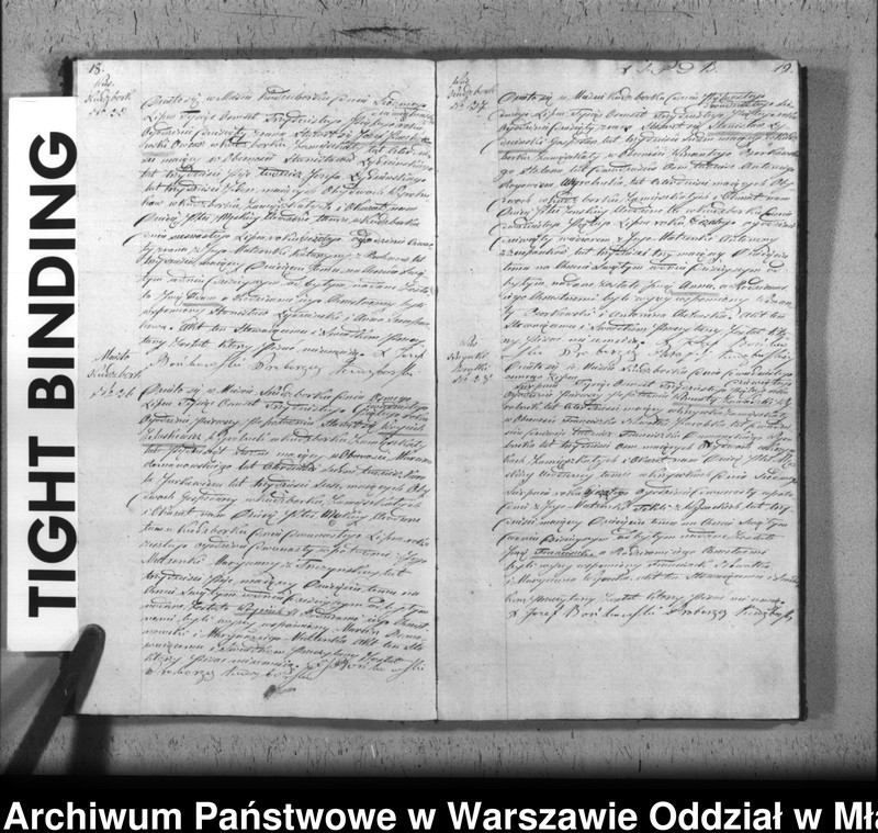 Obraz 14 z jednostki "Akta urodzin, małżeństw i zgonów"