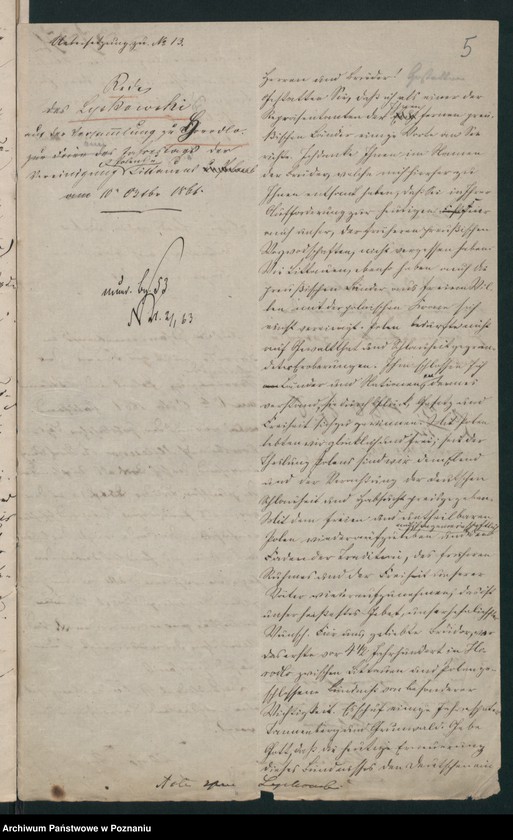 Obraz 8 z jednostki "A. betr. Von Łyskowski, Kreisrichter a.D."