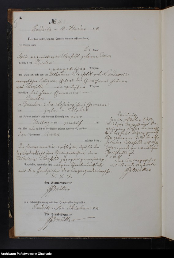 image.from.team "Urząd Stanu Cywilnego w Rudzienicach pow. iławski ( dawny pow. suski )"