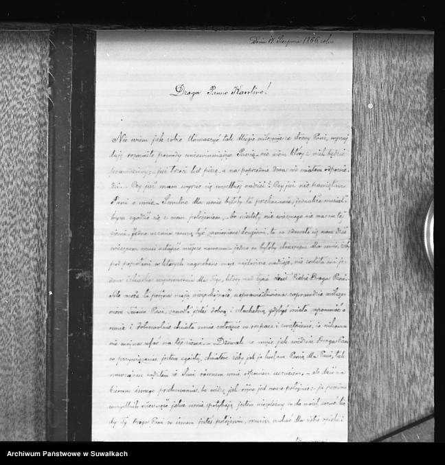 image.from.unit.number "List do pani Karoliny z 1866 roku, [reprodukcja]"