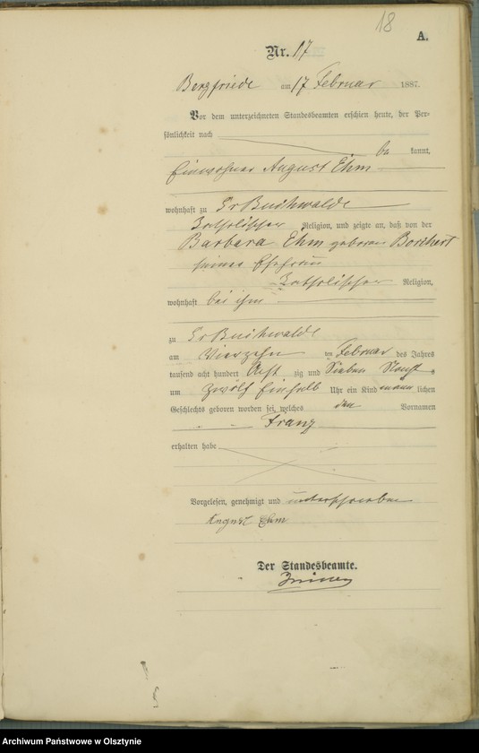 image.from.unit.number "Geburts-Haupt-Register Nr 1 - 119"