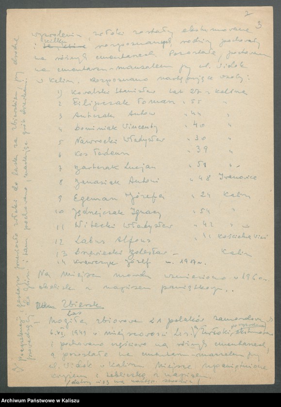 image.from.unit.number "Materiały dotyczące eksterminacji ludności oraz mogił zbiorowych na terenie województwa kaliskiego w latach 1939-1945"