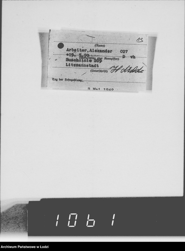 Obraz 17 z jednostki "Quittungen über Abschlage Vollzahlungen für Arbeiter"