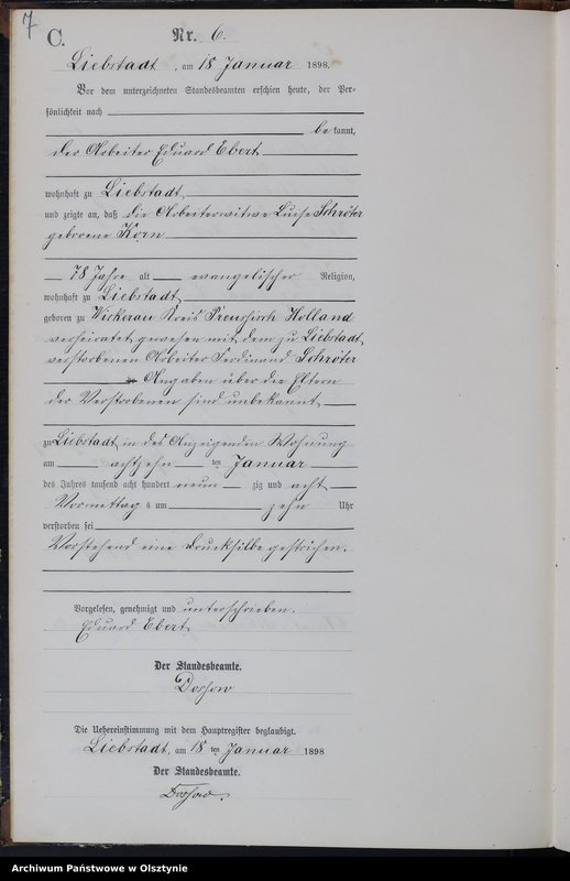 image.from.unit.number "Sterbe-Neben-Register Nr 1 - 46"