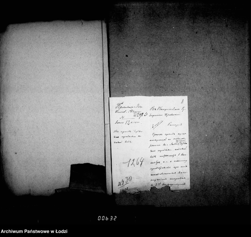 Obraz 5 z jednostki "Ob otdače v arendu na 1901-3 gody gorodskoj budki na Novom Rynke v gor. Lodzi"