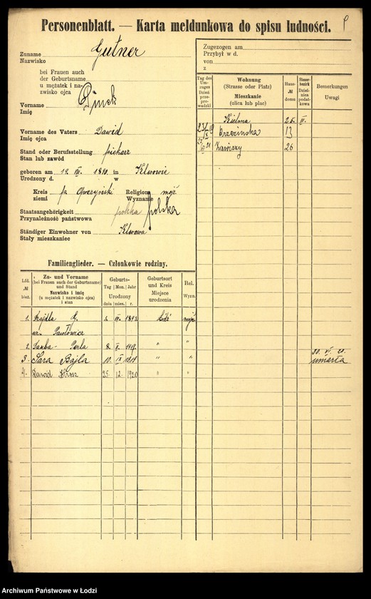 image.from.unit.number "[Spis ludności Łodzi] Gutmanowicz - Gzowski"