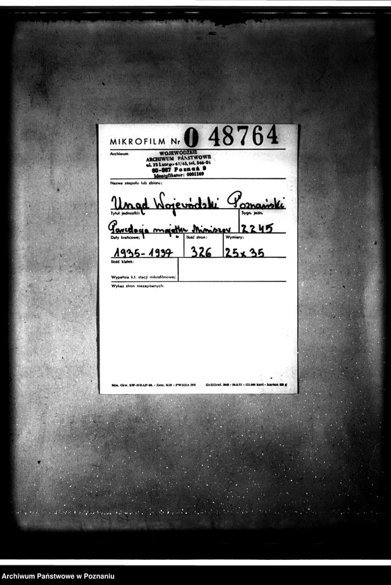 Obraz 2 z jednostki "Parcelacja majątku Miniszew"