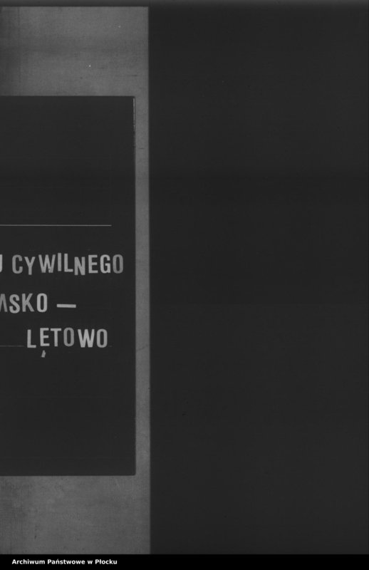 Obraz 2 z jednostki "Akta urodzeń, małżeństw i zgonów"