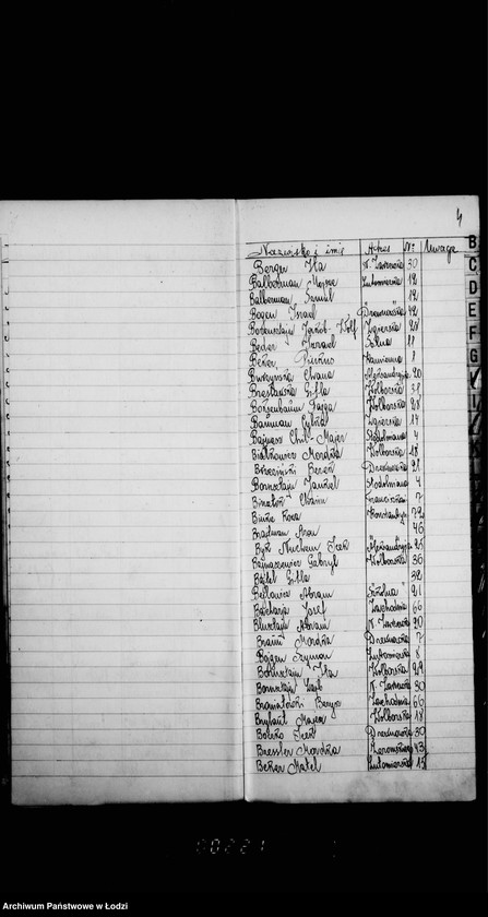 Obraz 7 z jednostki "Mieszkańcy m. Łodzi zapisani w "Kimche""