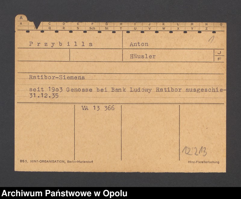 Obraz 3 z jednostki "[Przybilla Anton, zam. Ratibor-Siemens]"