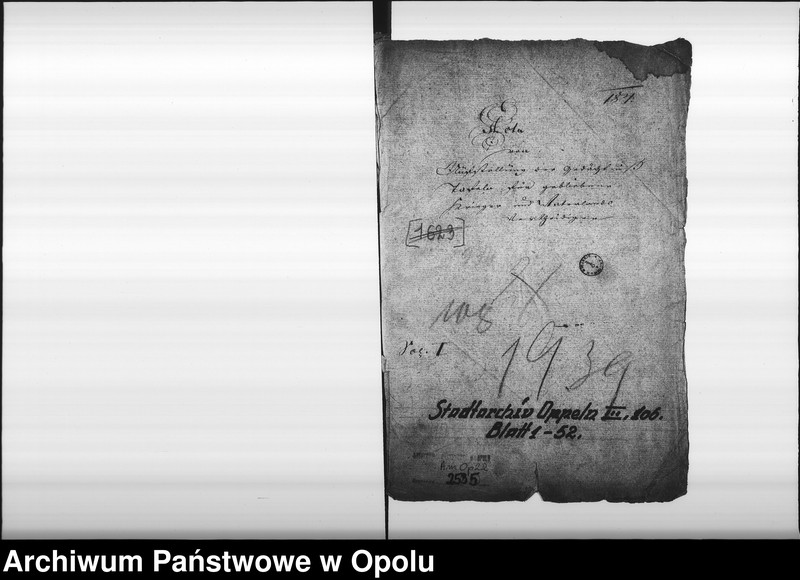 Obraz 4 z jednostki "Acta von Aufstellung der Gedächtniß Tafeln für gebliebene Krieger und Vaterlands Vertheidiger Vol: I"