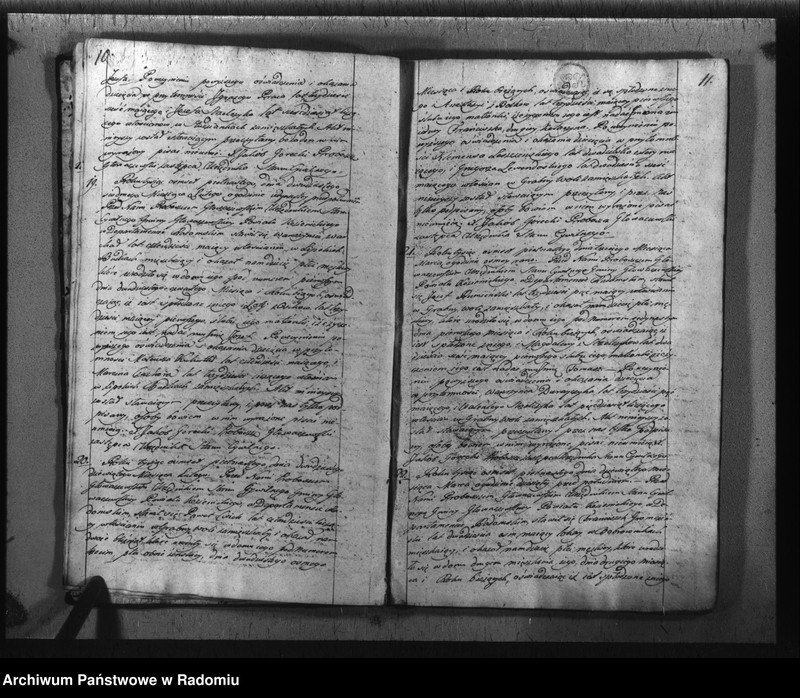 image.from.unit.number "Księga urzędnika stanu cywilnego parafii Głowaczew na rok 1815"