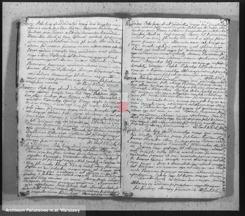 Obraz 8 z jednostki "Akta urodzeń, małżeństw, zgonów"