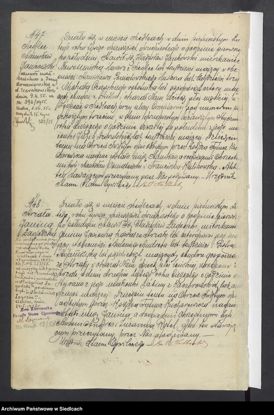 Obraz 16 z jednostki "Akta urodzeń, małżeństw, zgonów"