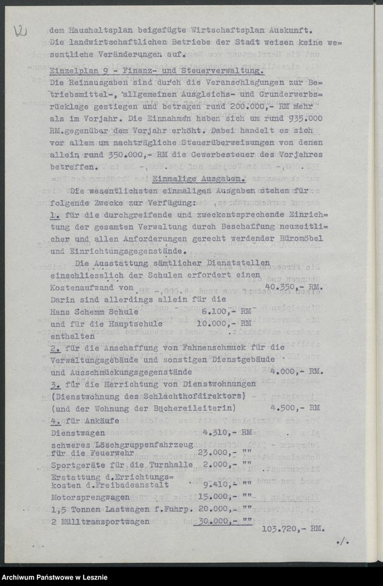 Obraz 15 z jednostki "[Haushaltsplan]"