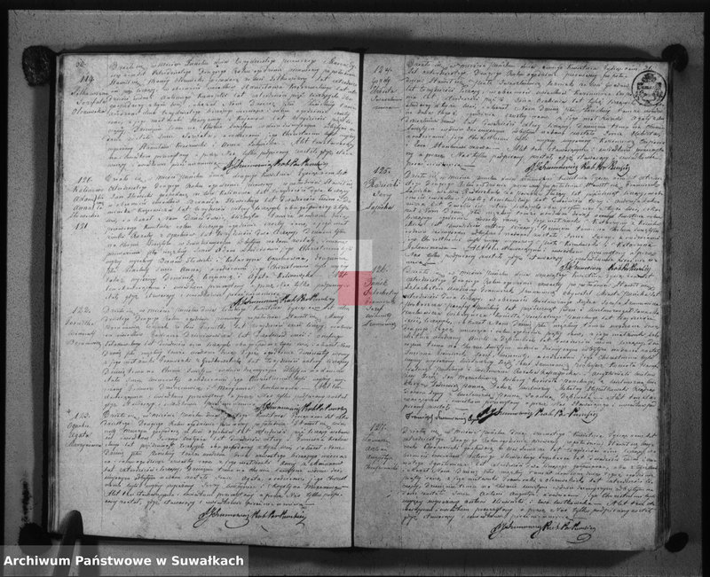Obraz 18 z jednostki "Księga duplikat urodzonych, zaślubionych i umarłych w parafii puńskiey roku 1842"