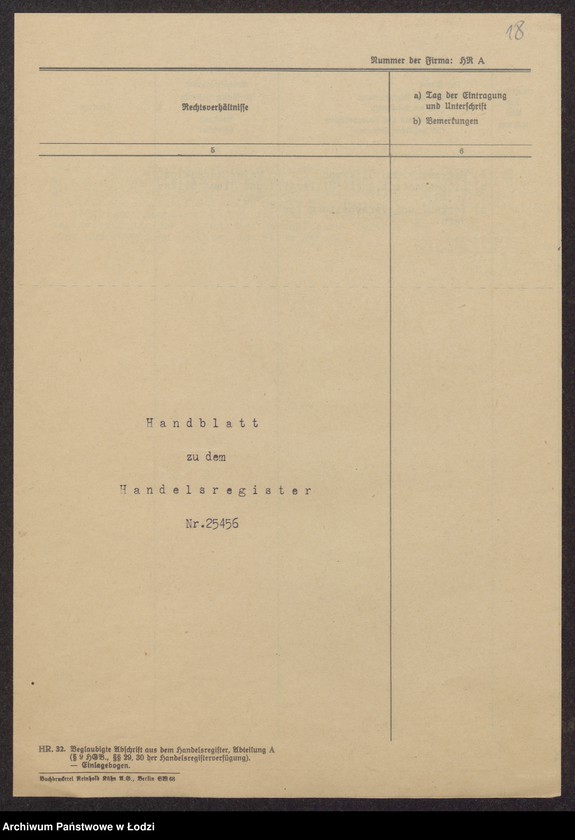Obraz 20 z jednostki "Majer Markowicz, Szlama Gliksman- sprzedaż i przerób przędzy"