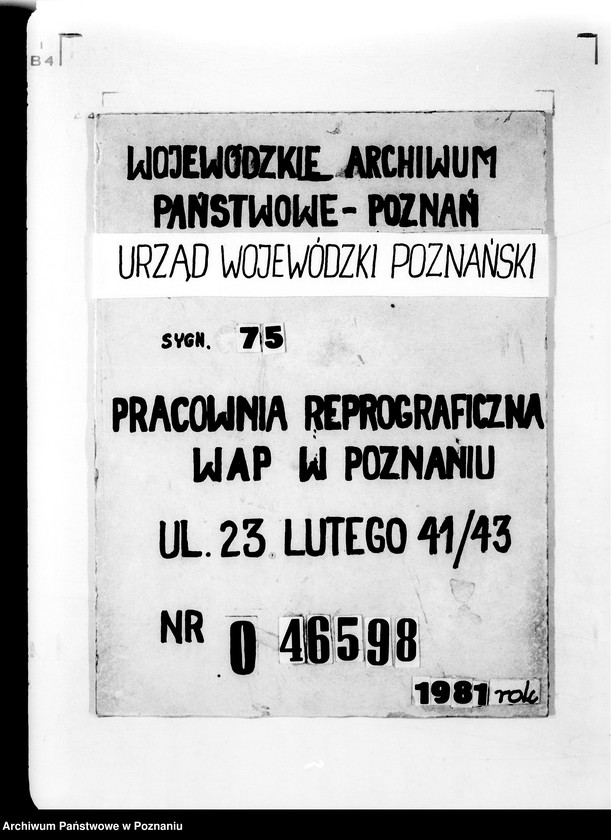Obraz 1 z jednostki "Sprawy ogólne dotyczące organizacji Urzędu Wojewódzkiego, powiatowych władz administracji ogólnej i innych władz podległych"