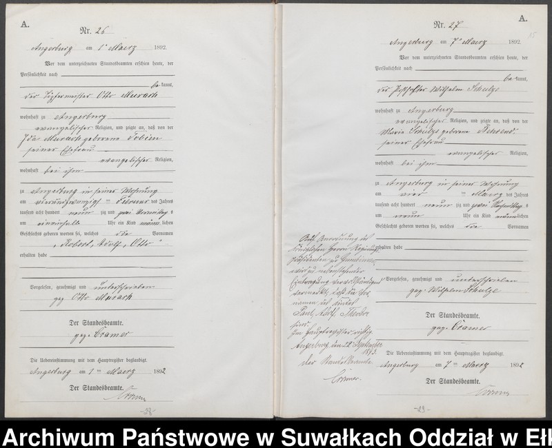 image.from.unit.number "Geburts-Neben-Register des Preussischen Standes-Amtes Angerburg Kreis Angerburg"